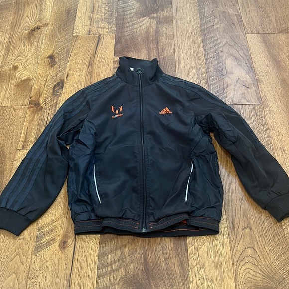Adidas Boy’s Black Messi Jacket Pants Set Size XS - Picture 2 of 8